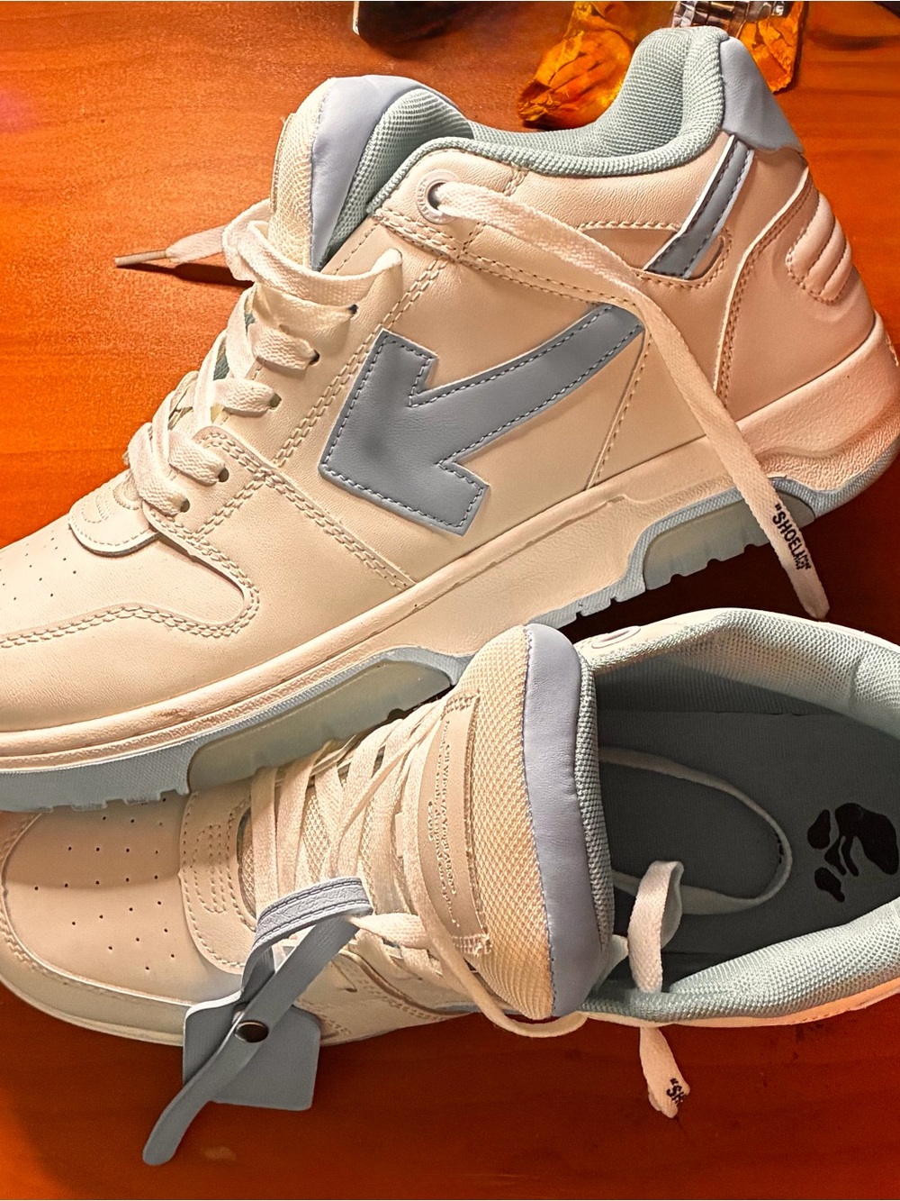 Off white sneakers